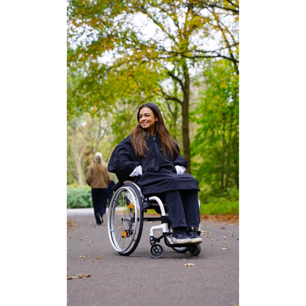 PONCHO | Varm og vandafvisende softshell | One Size