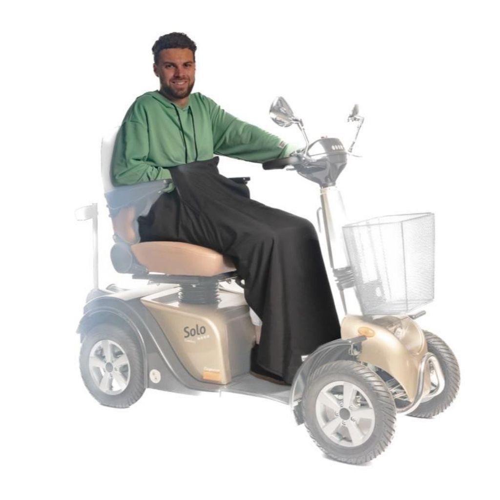 STAY DRY | Kørestolstæppe med fodbeskytter