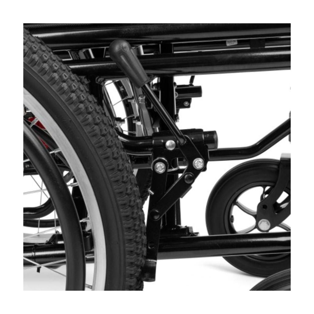 ELECTRIC TIM el - kørestol inkl. joystick til ledsager | Store baghjul