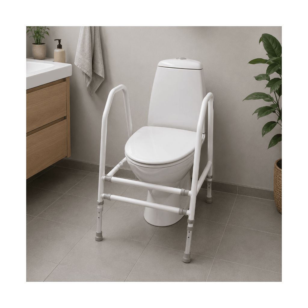 Freistehende Toilettenstütze