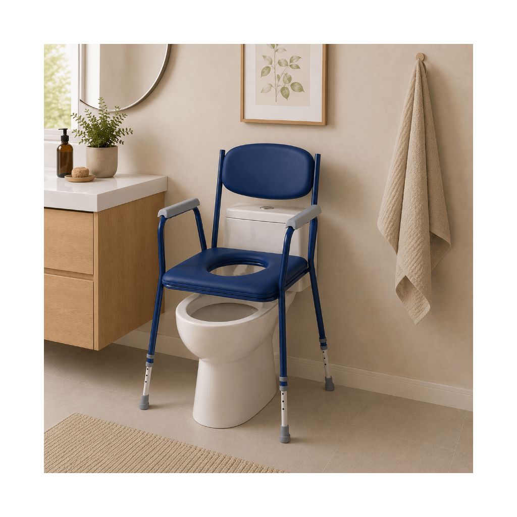 BLUE TIM Toilettenstuhl / Nachtstuhl