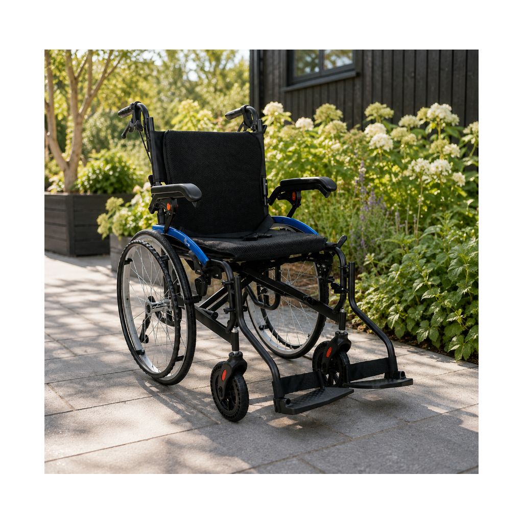 FLOW TIM | Ultralet kørestol - 11,9 kg | Komplet udstyr