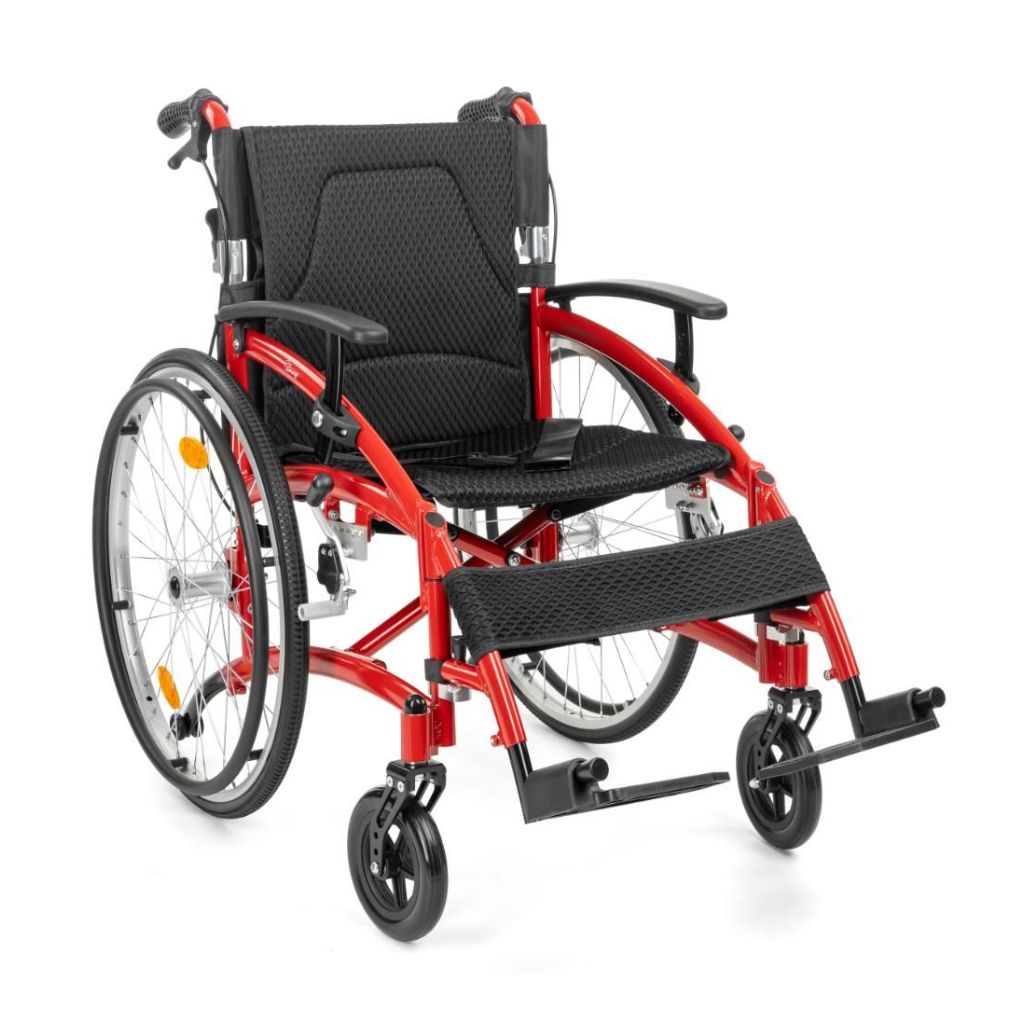 DRIFT TIM RED | Ultraleichter Rollstuhl | 11,7 kg | Faltbar
