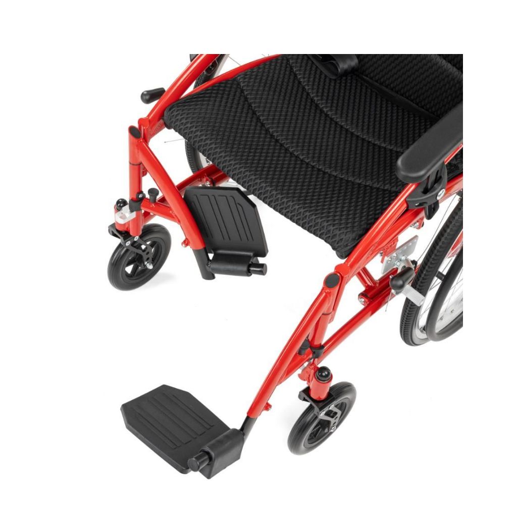 DRIFT TIM RED | Ultraleichter Rollstuhl | 11,7 kg | Faltbar