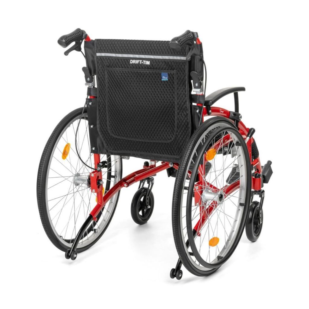 DRIFT TIM RED | Ultralet kørestol | 11,7 kg | Foldbar