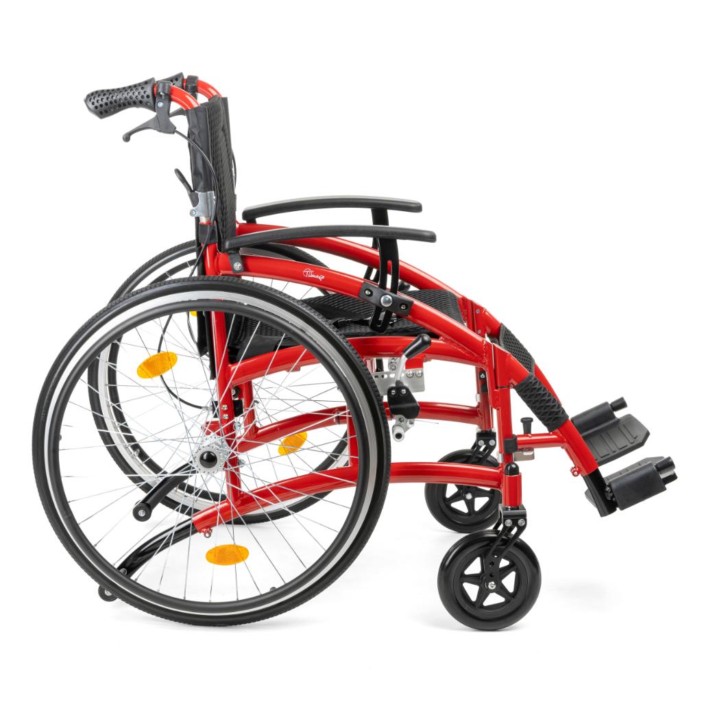 DRIFT TIM RED | Ultralet kørestol | 11,7 kg | Foldbar