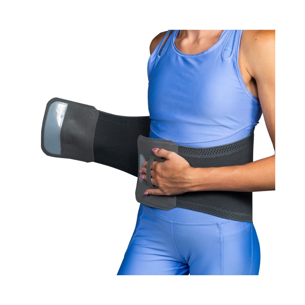 Lændestøtte med skinner | Elastisk 3D - strikket