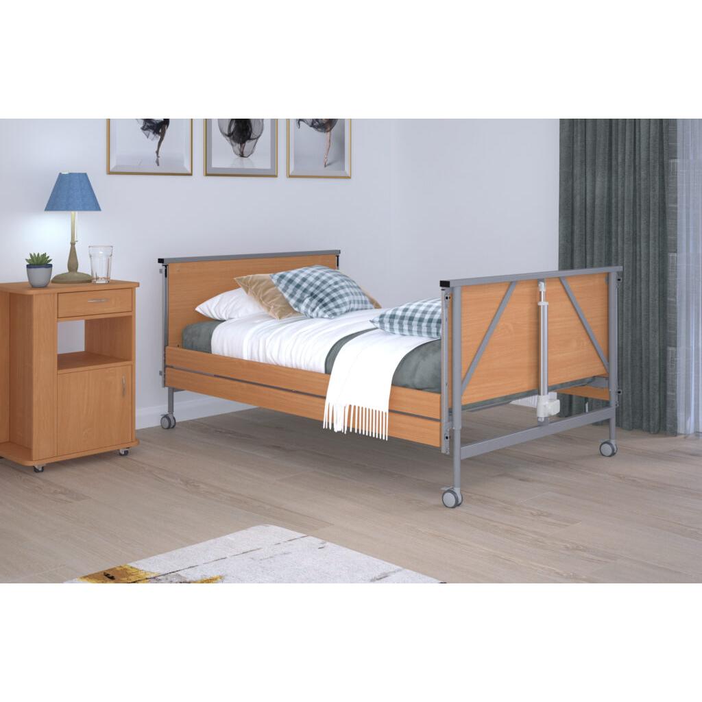 DREAM TIM MAX elektrisk plejeseng | Brugervægt 270 kg | Bøg