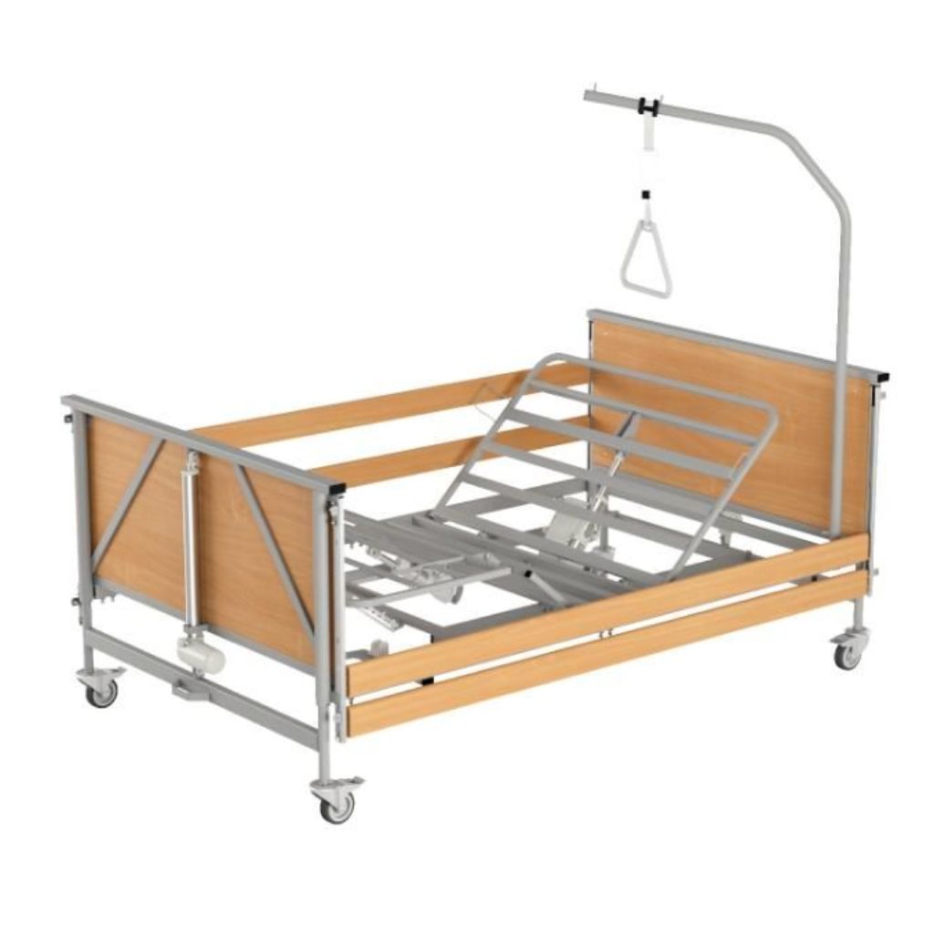 DREAM TIM MAX elektrisk plejeseng | Brugervægt 270 kg | Bøg