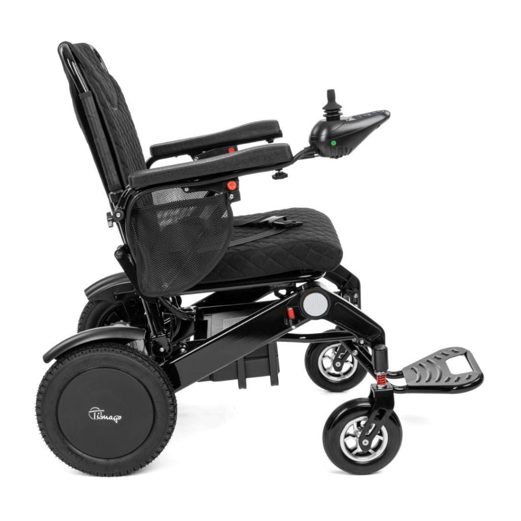 FORTIGO | Elektrisk kørestol | Højdejusterbart ryglæn og lufthjul