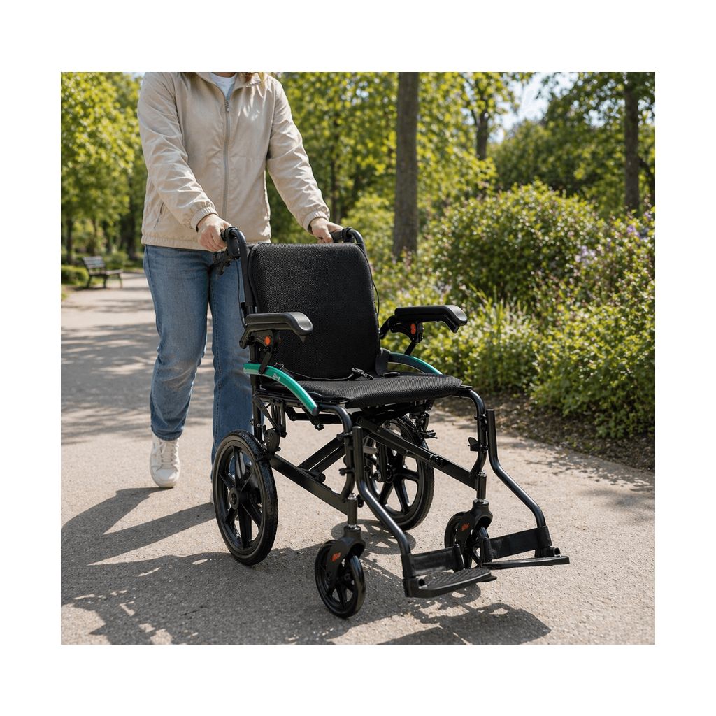 ACTIVE TIM Ultralet transportkørestol - 9,8 kg