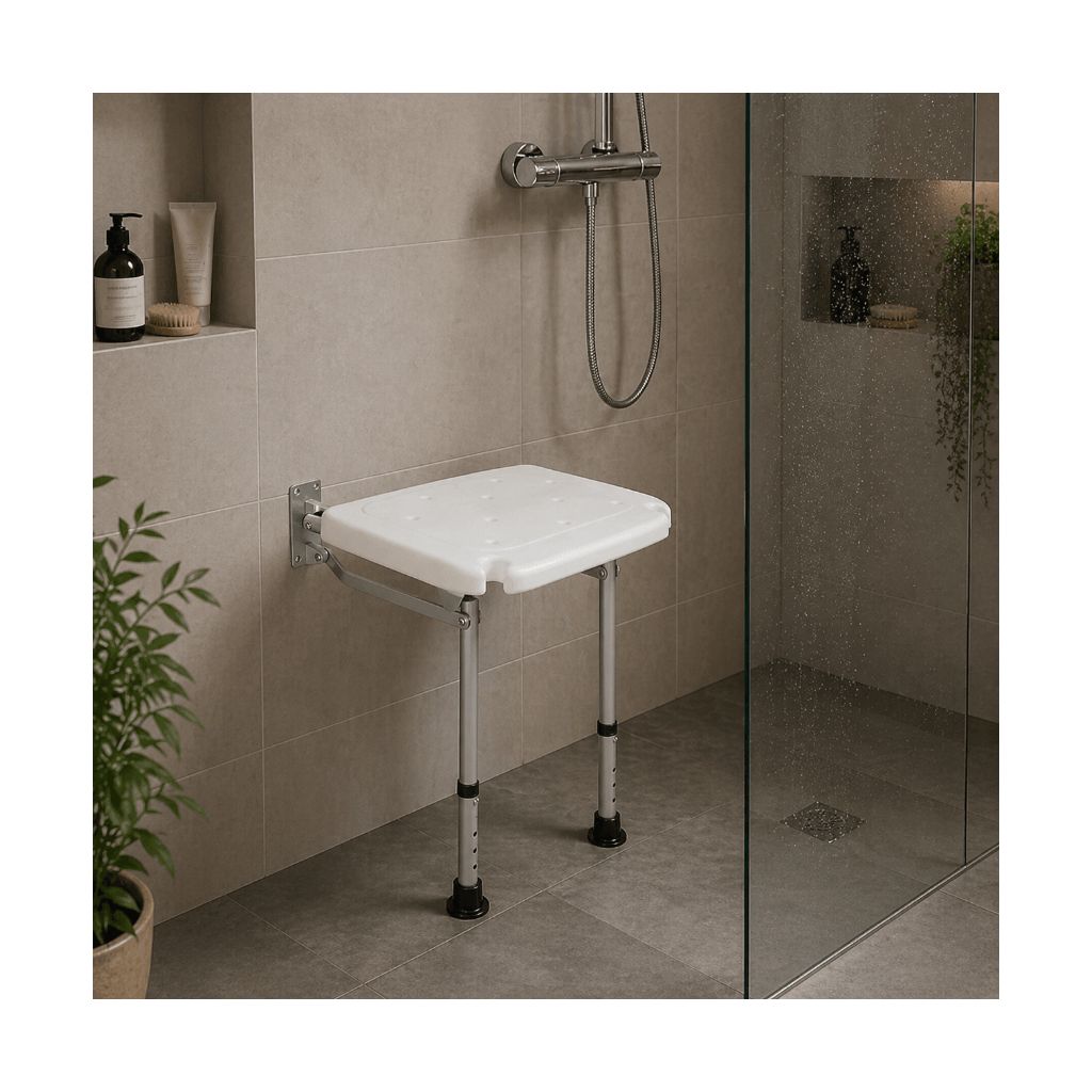 Klappbare Wand-Duschbank