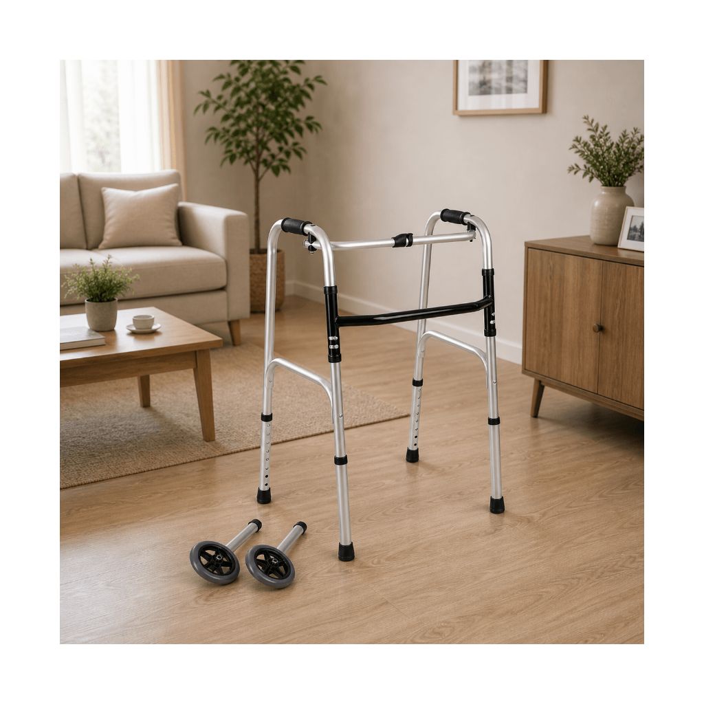 WALKER - Foldbart gangstativ med hjul | TIMAGO