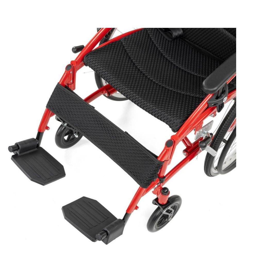 DRIFT TIM RED | Ultralet kørestol | 11,7 kg | Foldbar